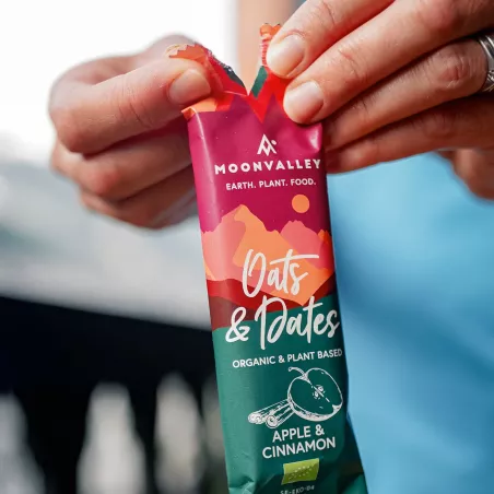 Ekologisk energibar Moonvalley - Äpple, kanel