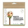 Risotto cremoso com cogumelos
