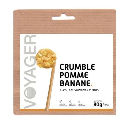 Crumble jabłkowo-bananowe