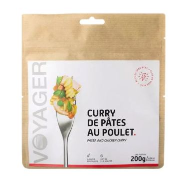 Karry pasta med kylling - Stor portion