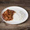 Rougail-Würstchen mit Reis
