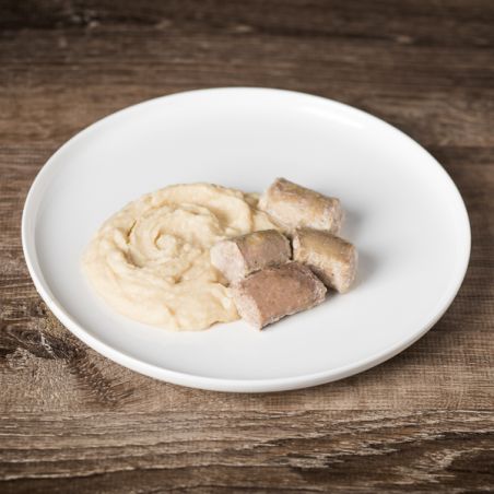 Aligot mit Toulouse-Wurst