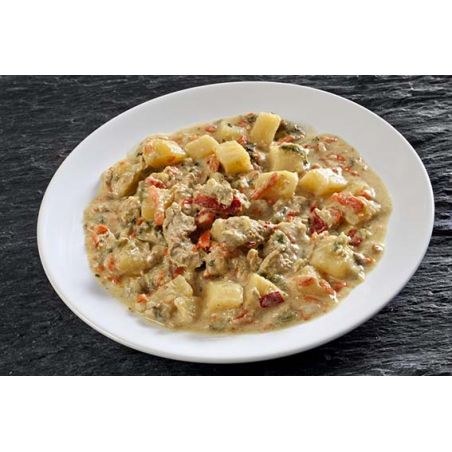 Frango ao caril com batatas