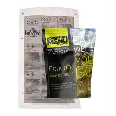 Porsaankylys keitettyjen perunoiden kera - Itselämpenevä