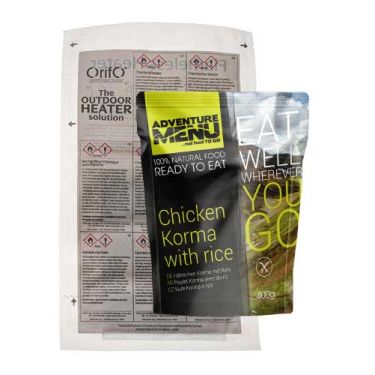 Hähnchen Korma mit Reis - Selbsterhitzend