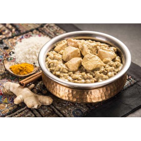 Hähnchen Korma mit Reis - Selbsterhitzend