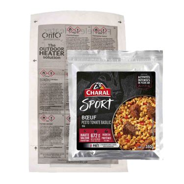 Rundvlees pesto tomaat basilicum tarwe - Zelfverwarmend