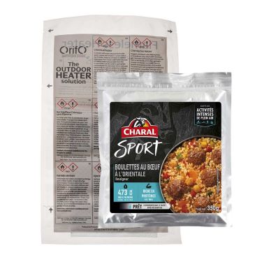 Oriental Beef Meatballs with Bulgur - Self-Heating