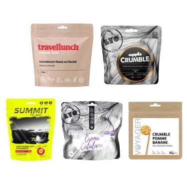 Selection - 5 best sellers - Freeze dried desserts