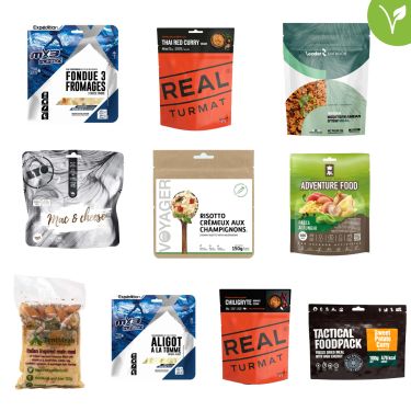 Selection - 10 Best Sellers - Vegetarian Freeze Dried Food