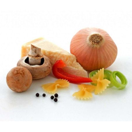 Pasta with cheese and mushroom