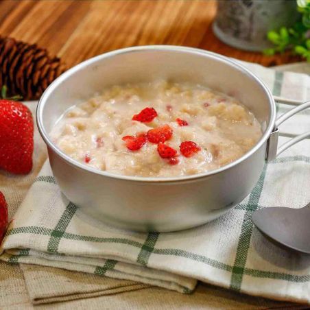 Porridge mit Erdbeeren