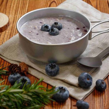 Porridge mit Heidelbeeren