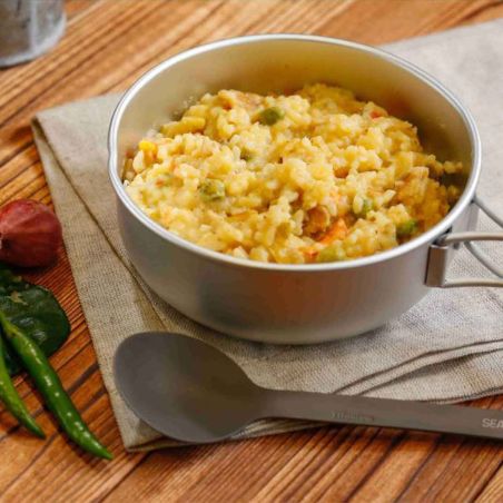 Pollo Thai al curry verde con riso - Formato grande