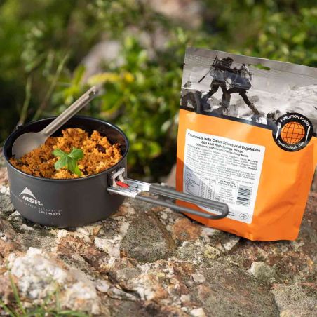 Couscous mit Gemüse und Cajun-Gewürzen - Großformat