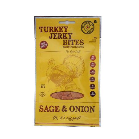 Turkey Jerky - Getrocknetes Putenfleisch Zwiebel - 40 g