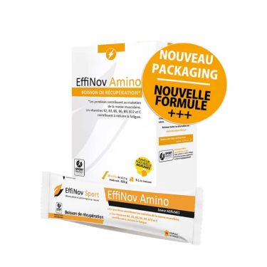 EffiNov Amino - Boisson de récupération - Saveur Agrûmes - 1 stick