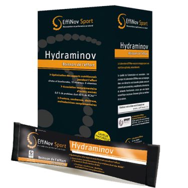 Hydraminov - Boisson de l'effort - Saveur Agrûmes - 1 stick