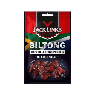 Biltong - Tørret oksekød - Uden tilsat sukker - 60 g