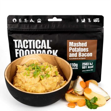 Puré de patatas con bacon