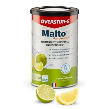 Malto antioxidante Overstim.s - 450 g - Limão, lima