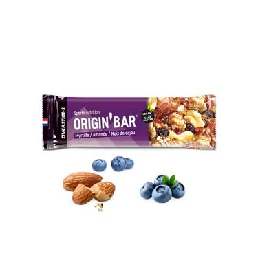 Origin' bar Overstim.s - Bosbes, amandel, cashewnoot