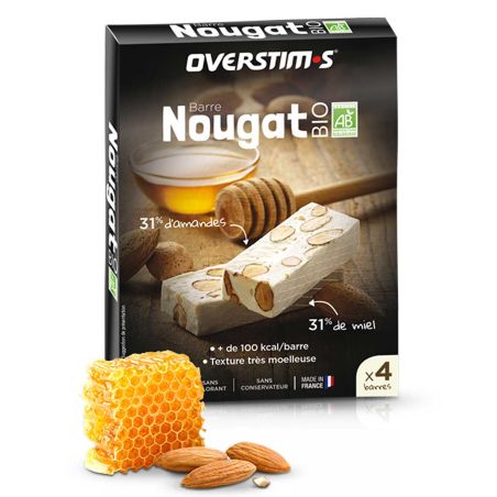 Barrita de turrón ecológico Overstim.s x 4