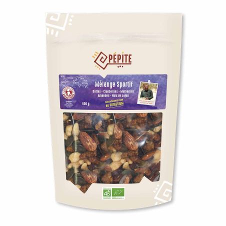Mieszanka sportowa - Suszone owoce bio - 600 g