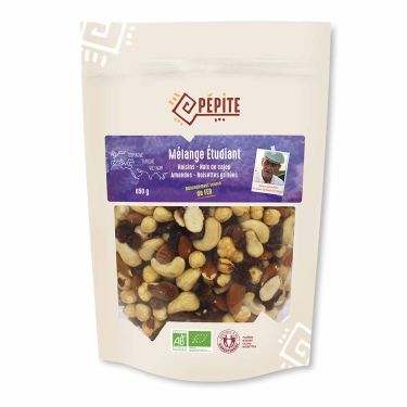 Mezcla Estudiante - Frutos secos ecológicos - 650 g