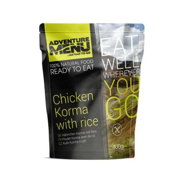 Frango korma com arroz