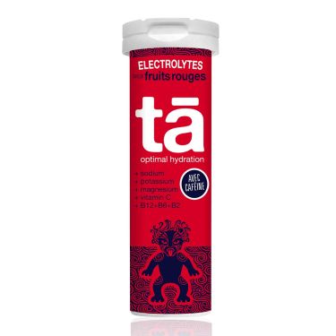 Elektrolyt-Tabletten mit Koffein TA Energy - Rote Früchte