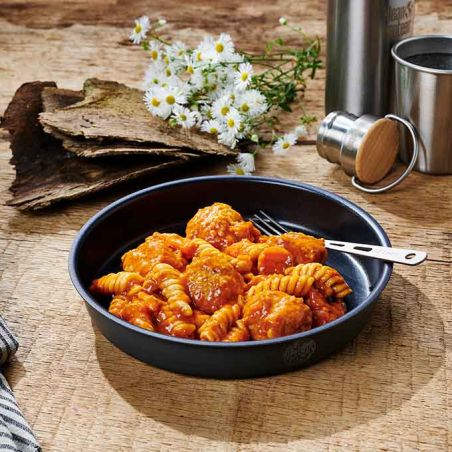 Vegetarian Meatballs with Pasta