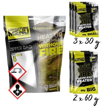 Sistema Autocalentable - Bolsa Zip + Calentadores