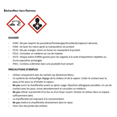 Zelfverwarmend systeem - Zipzak + Verwarmers