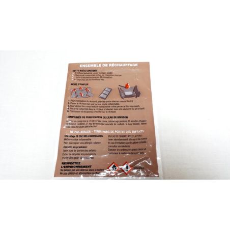 Ration militaire - Menu C Végétarien - 3000 Kcal