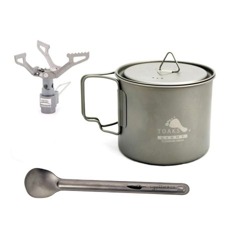 Set da cucina in titanio