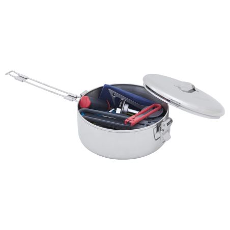 Panela em aço inoxidável MSR Alpine StowAway Pot - 0,47 L