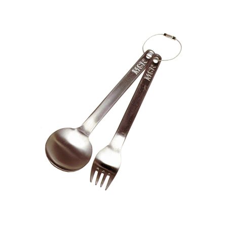 Cuchara/tenedor de titanio MSR