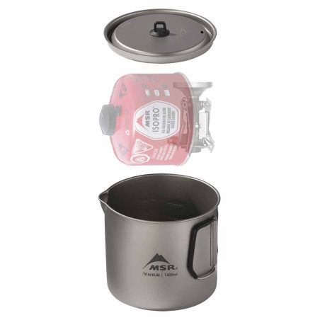 Chaleira de titânio MSR - 1,4 L