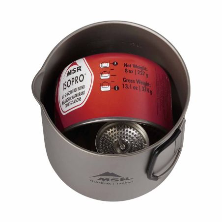 Bollitore in titanio MSR - 1,4 L