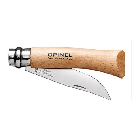Opinel n°7 Knife - Tradition 8 cm - Stainless Steel, Beech