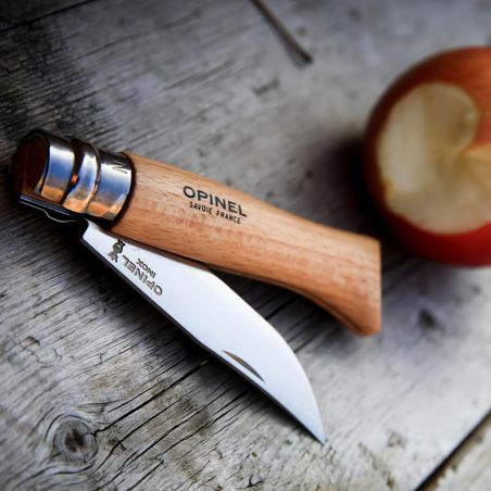 Opinel Messer Nr. 8 - Tradition 8,5 cm - Edelstahl, Buche