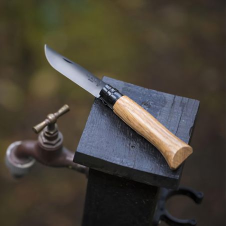 Coltello Opinel n°8 Black - Tradition 8,5 cm - Inox nero, quercia