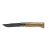 Opinel Messer Nr. 8 Black - Tradition 8,5 cm - Schwarzer Edelstahl, Eiche