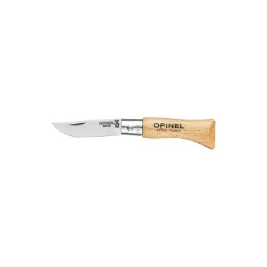 Opinel kniv nr 2 - Tradition 3,5 cm - Rostfritt stål, bok