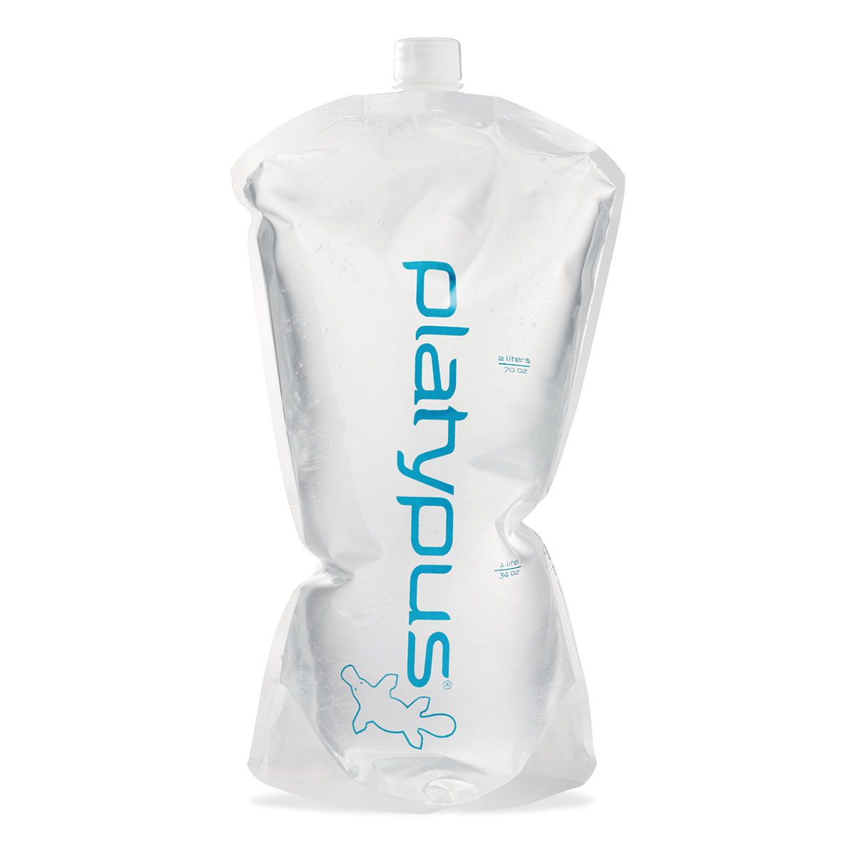 Gourde Platypus Platy Bottle - Gourde taille 2 l, gris/blanc