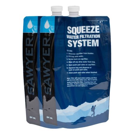 Bolsas de água flexíveis Sawyer 2 L x 2
