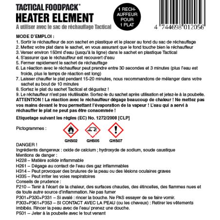 Sacchetto zip riutilizzabile e scaldavivande 50 g