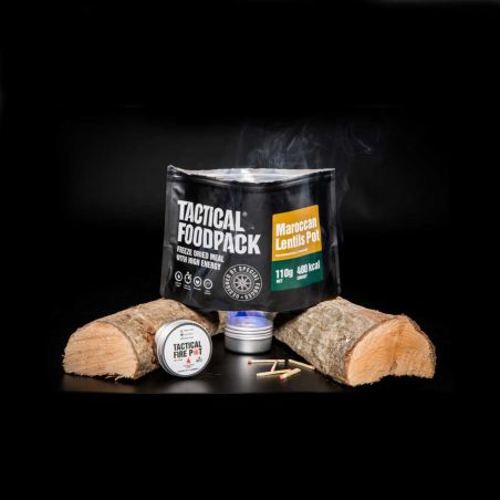 Hornillo y gel Tactical Fire Pot - 40 ml