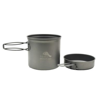 Titan-Kochset und Pfanne Toaks - 1,1 L